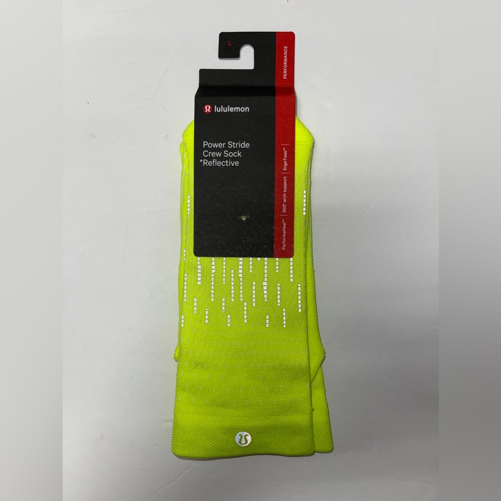 Lululemon Daily Stride Crew Sock REFLECTIVE FOR MEN